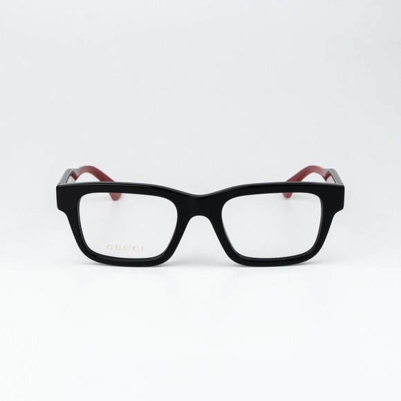 Gucci Women Eyeglasses Black Green Square GG1865O 001 NEW AUTHENTIC - Picture 3 of 10